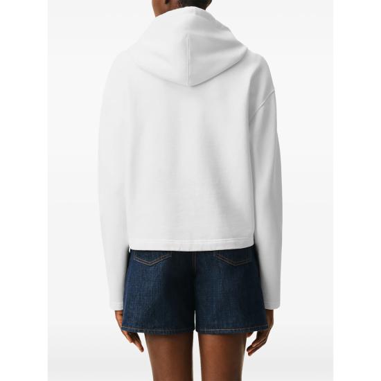 26SS 아미 ADC 콘트라스트 하트 후드 티셔츠 FSW767 730 100 WHITE - AMI