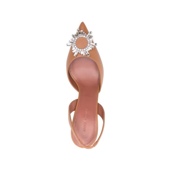 26SS 아미나 무아디 부츠 BEGUM SLING 95 LATTE NEUTRALS - AMINA MUADDI