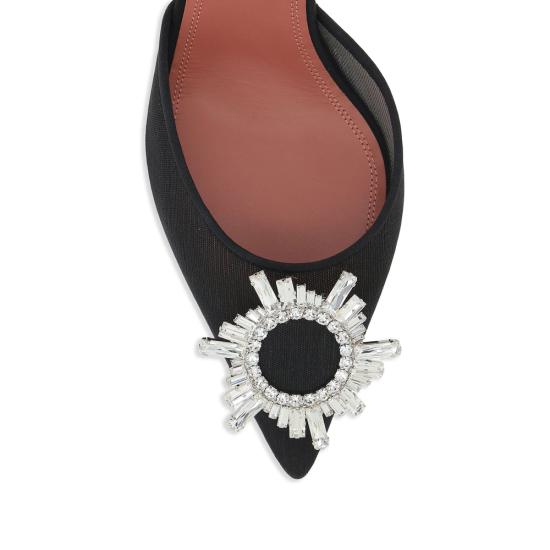 26SS 아미나 무아디 힐/펌프스 BEGUM MESH SLI 70 BLACK - AMINA MUADDI