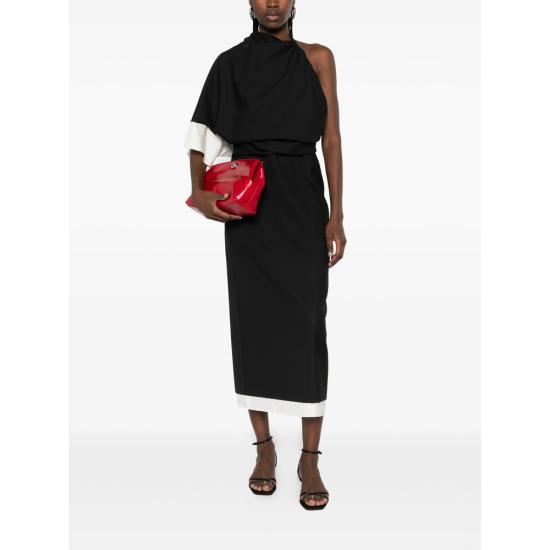 26SS 로에 미디 원피스 418 33 102 BLACK - ROHE