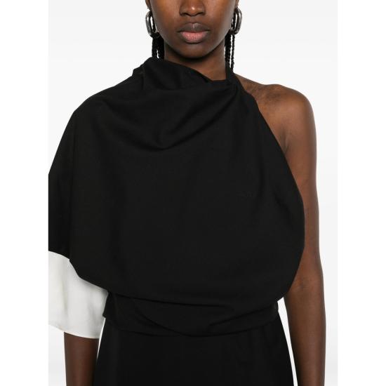 26SS 로에 미디 원피스 418 33 102 BLACK - ROHE