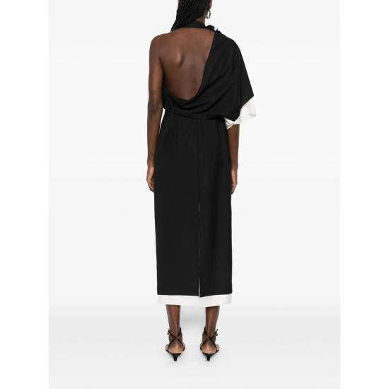 26SS 로에 미디 원피스 418 33 102 BLACK - ROHE