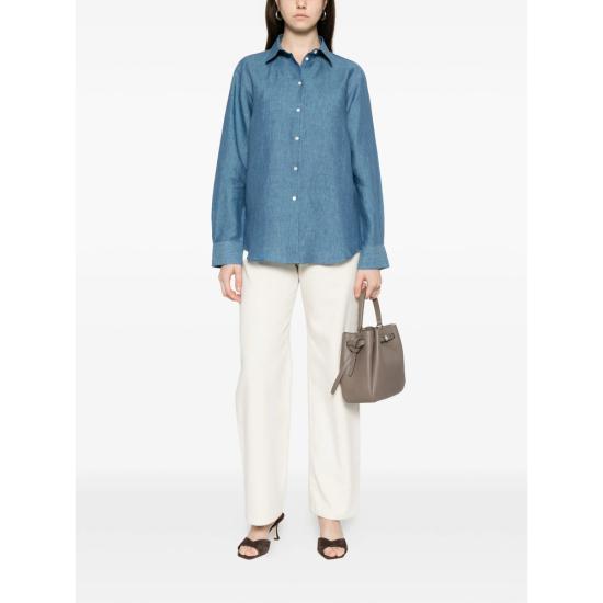 26SS 로에 셔츠 418 19 069 OCEBL BLUE - ROHE