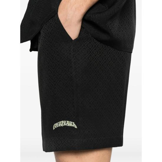 26SS 카사블랑카 숏팬츠 SP26 TR 399 08 VOLCA BLACK - CASABLANCA