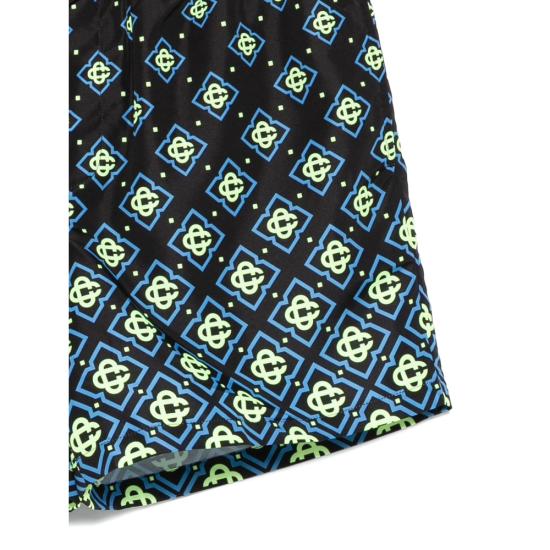 26SS 카사블랑카 스윔팬츠 SP26 TR 032 04 BLACK BLACK BLUE - CASABLANCA