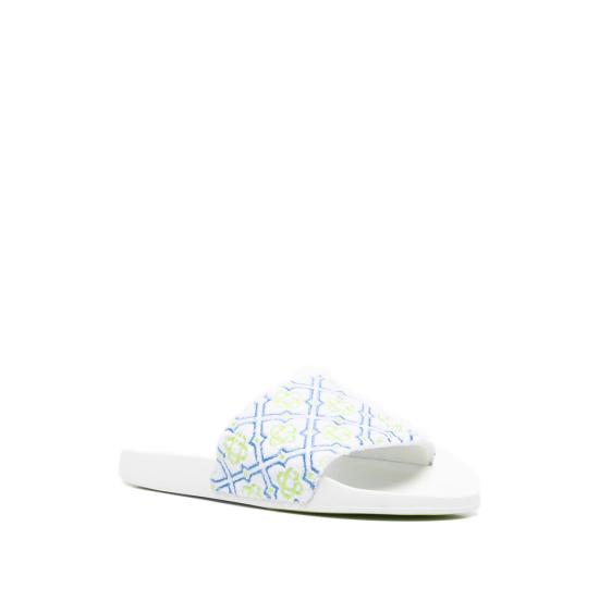 26SS 카사블랑카 뮬/슬리퍼 SP26 FW 030 03 WHITE - CASABLANCA