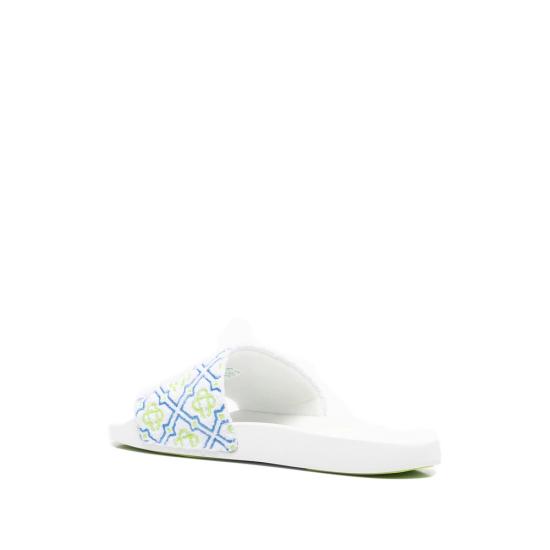 26SS 카사블랑카 뮬/슬리퍼 SP26 FW 030 03 WHITE - CASABLANCA