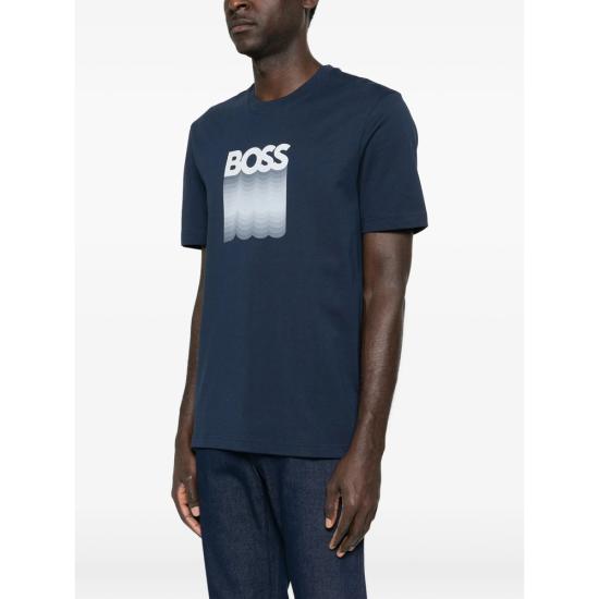 26SS 보스 반팔 티셔츠 50556009 464 BLUE - BOSS