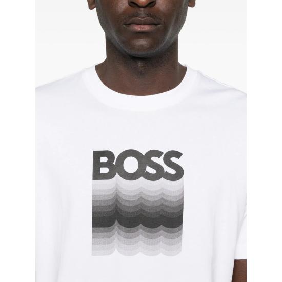 26SS 보스 반팔 티셔츠 50556009 100 WHITE - BOSS
