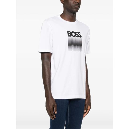 26SS 보스 반팔 티셔츠 50556009 100 WHITE - BOSS