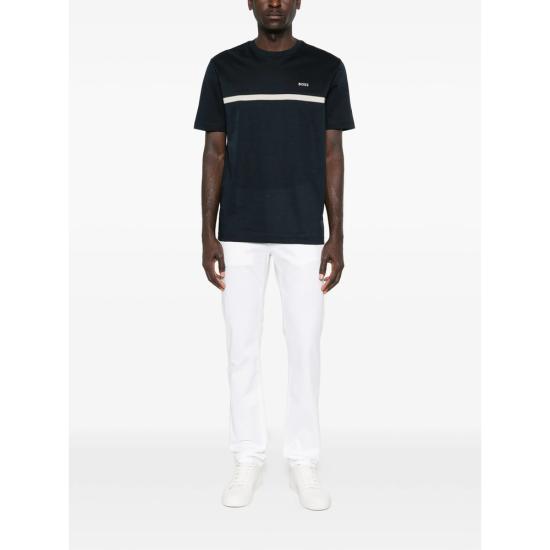 26SS 보스 반팔 티셔츠 50553640 402 BLUE - BOSS