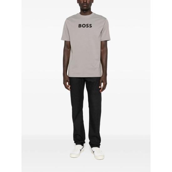 26SS 보스 반팔 티셔츠 50553652 063 NEUTRALS - BOSS