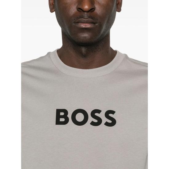 26SS 보스 반팔 티셔츠 50553652 063 NEUTRALS - BOSS