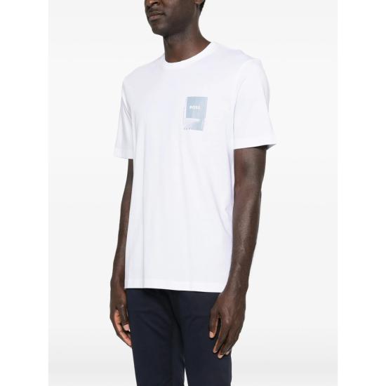 26SS 보스 반팔 티셔츠 50556023 100 WHITE - BOSS