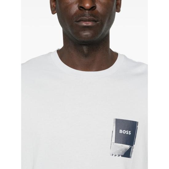 26SS 보스 반팔 티셔츠 50556023 053 BLUE - BOSS