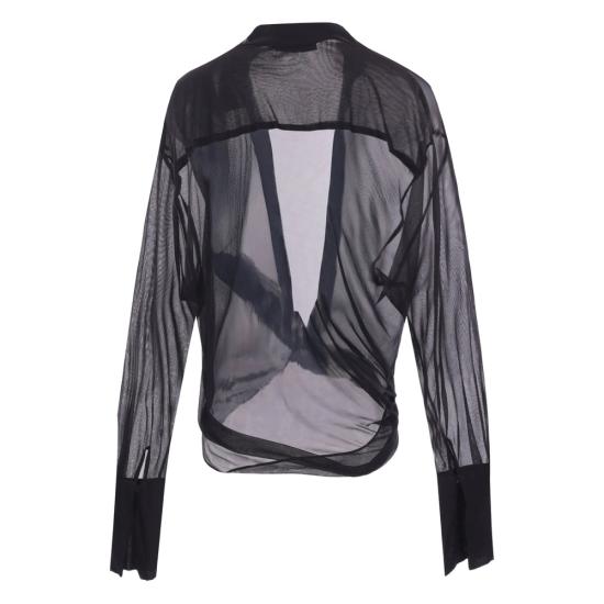 25FW 프란체스코 무라노 블라우스 237 T08 999 BLACK - FRANCESCO MURANO