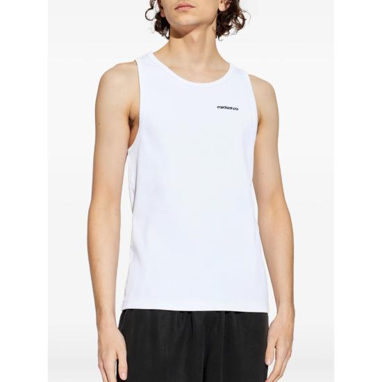 26SS 카사블랑카 민소매 티셔츠 SP26 JTS 057 02 WHITE - CASABLANCA