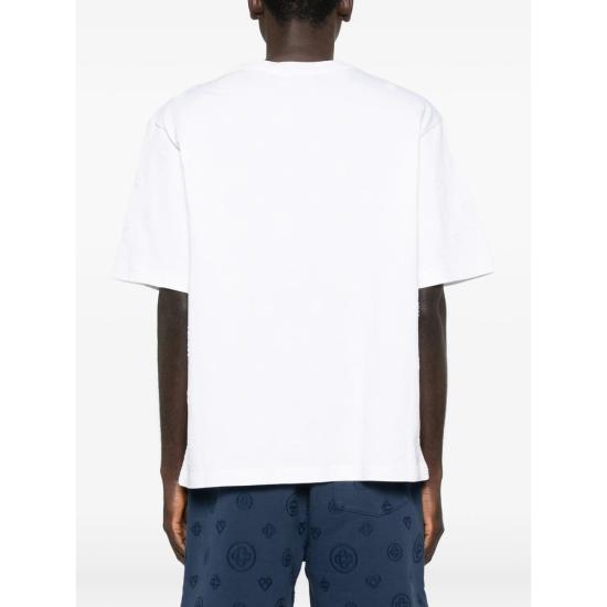 26SS 카사블랑카 반팔 티셔츠 SP26 JTS 044 05 APPMO WHITE - CASABLANCA