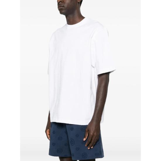 26SS 카사블랑카 반팔 티셔츠 SP26 JTS 044 05 APPMO WHITE - CASABLANCA