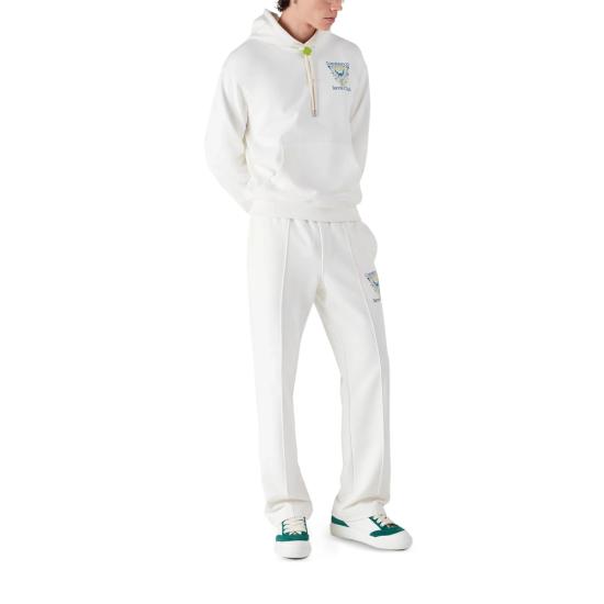 26SS 카사블랑카 후드 티셔츠 SP26 JTP 292 01 TENNI WHITE - CASABLANCA
