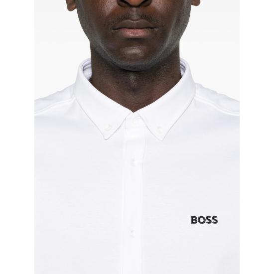26SS 보스 반팔 셔츠 50555951 100 WHITE - BOSS