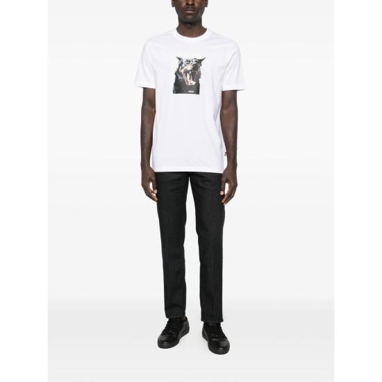 26SS 보스 반팔 티셔츠 50558965 100 WHITE - BOSS