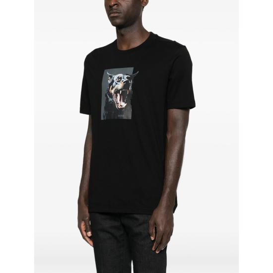 26SS 보스 반팔 티셔츠 50558965 001 BLACK - BOSS