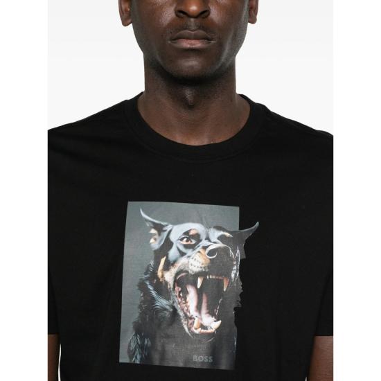 26SS 보스 반팔 티셔츠 50558965 001 BLACK - BOSS