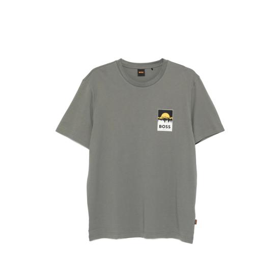 26SS 보스 반팔 티셔츠 50556023 076 GREY