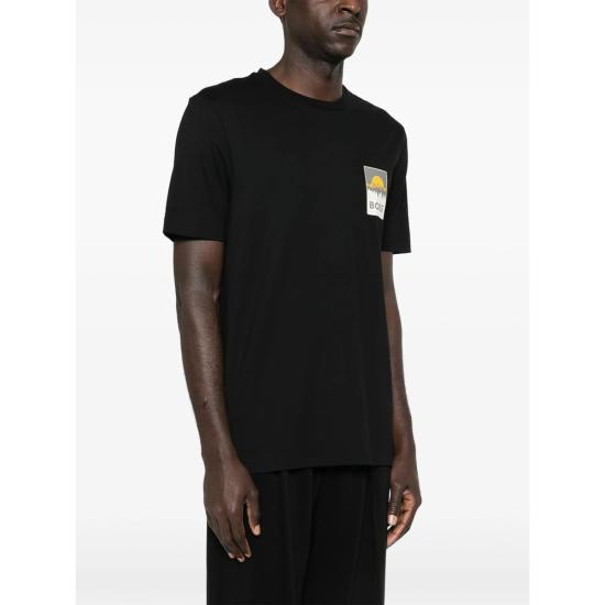 26SS 보스 반팔 티셔츠 50556023 001 BLACK - BOSS