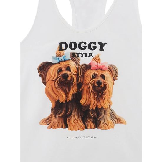 26SS 스텔라 맥카트니 민소매 티셔츠 6J0443 3SQA33 9000 WHITE - STELLA MCCARTNEY