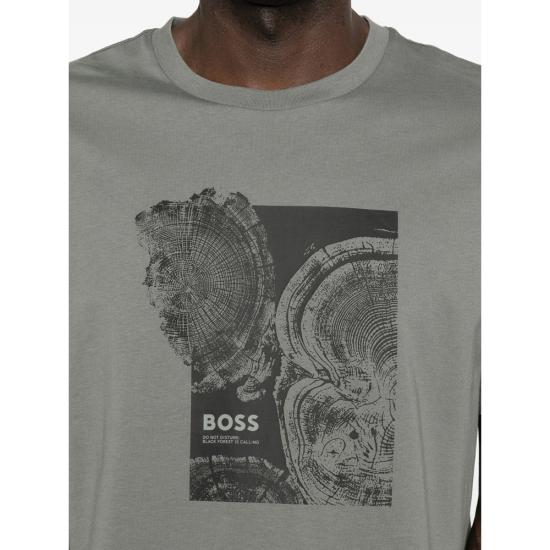 26SS 보스 반팔 티셔츠 50556007 076 GREY - BOSS