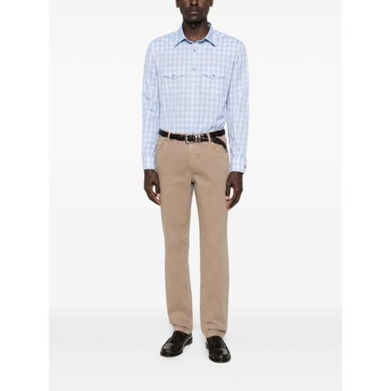 26SS 톰포드 긴팔 셔츠 FMC312 HDS001 WUA BLUE WHITE - TOMFORD