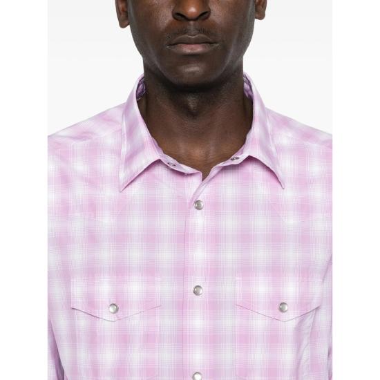 26SS 톰포드 긴팔 셔츠 FMC308 HDS001 WPC PINK WHITE - TOMFORD