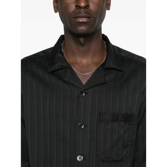 26SS 톰포드 긴팔 셔츠 FMC292 HXH011 NAA BLACK GREY - TOMFORD