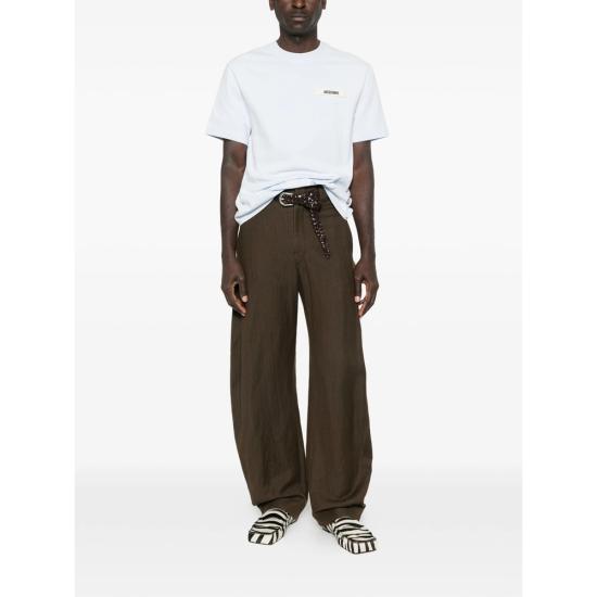 26SS 자크뮈스 그로그랭 로고 티셔츠 TSM00133 AJ00226 321 WHITE - JACQUEMUS