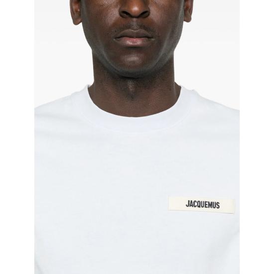 26SS 자크뮈스 그로그랭 로고 티셔츠 TSM00133 AJ00226 321 WHITE - JACQUEMUS