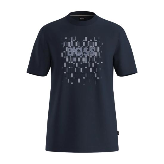 26SS 보스 반팔 티셔츠 50555799 404 BLUE