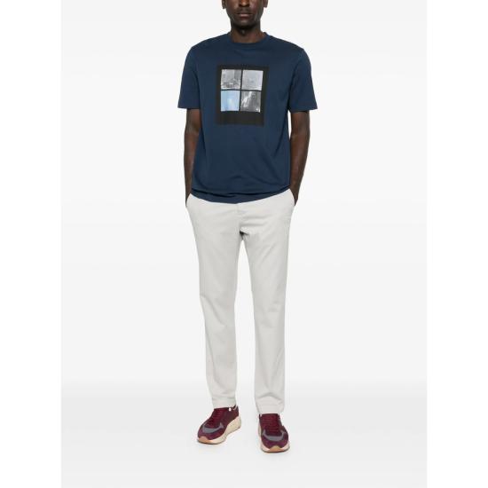 26SS 보스 반팔 티셔츠 50556024 464 BLUE - BOSS