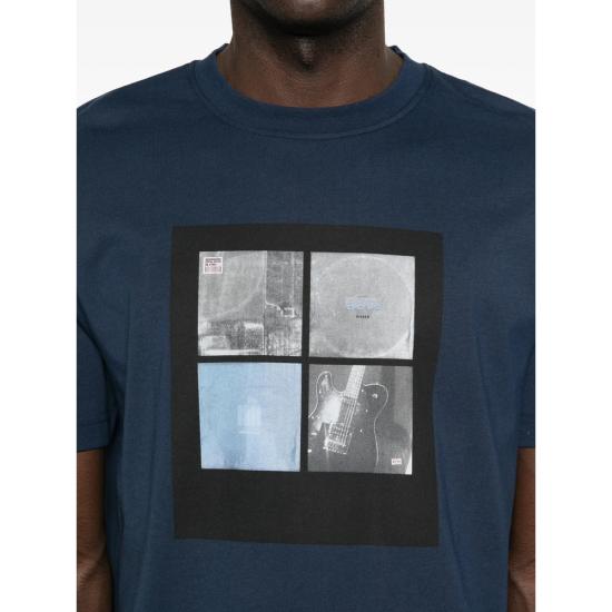 26SS 보스 반팔 티셔츠 50556024 464 BLUE - BOSS