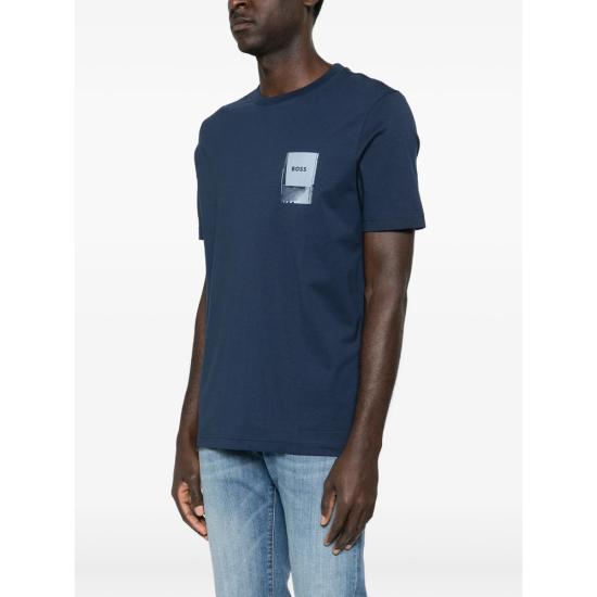 26SS 보스 반팔 티셔츠 50556023 464 BLUE - BOSS