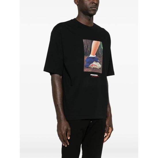 26SS 디스퀘어드2 반팔 티셔츠 D20033 S71GD1654 900 BLACK - DSQUARED2