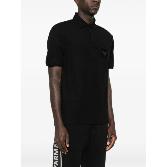 26SS 엠포리오 아르마니 폴로 티셔츠 AF10497 EM005363 UC001 BLACK - EMPORIO ARMANI