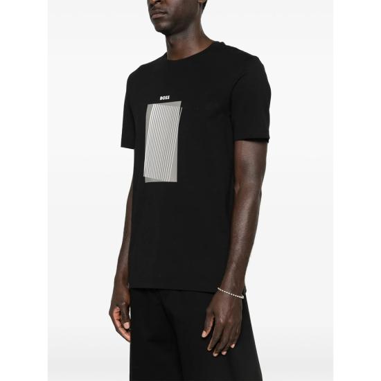 26SS 보스 폴로 티셔츠 50555845 960 BLACK WHITE - BOSS