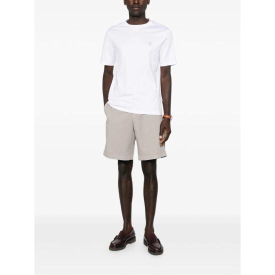 26SS 브루넬로 쿠치넬리 반팔 티셔츠 M0B131328G CL087 WHITE - BRUNELLO CUCINELLI