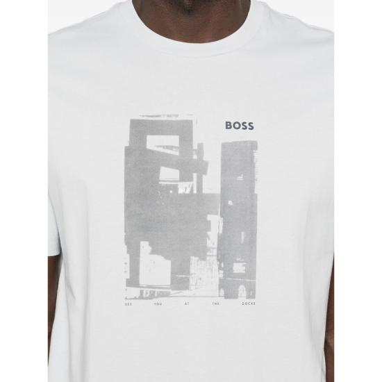 26SS 보스 반팔 티셔츠 50556007 053 GREY GREY - BOSS