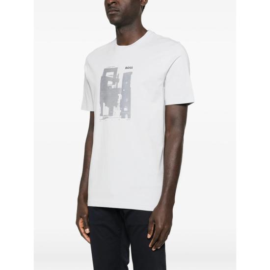 26SS 보스 반팔 티셔츠 50556007 053 GREY GREY - BOSS