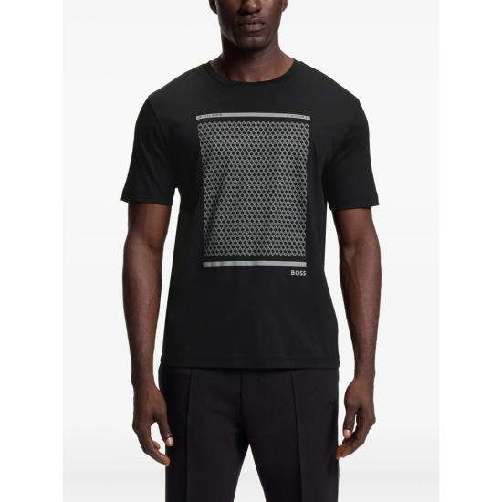 26SS 보스 반팔 티셔츠 50554333 001 BLACK - BOSS