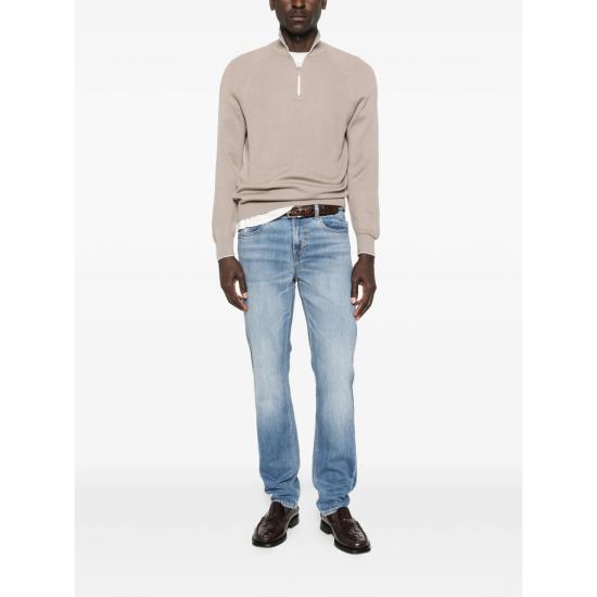 26SS 브루넬로 쿠치넬리 캐시미어 스웨터 M29400104 CSJ77 GREY - BRUNELLO CUCINELLI