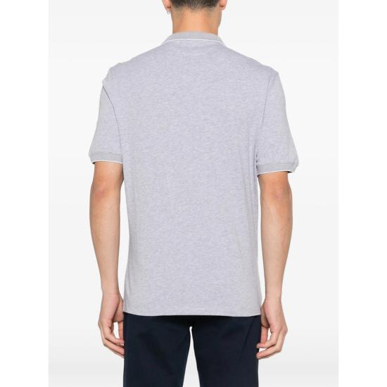26SS 브루넬로 쿠치넬리 폴로 티셔츠 M0B139779G CQ087 GREY - BRUNELLO CUCINELLI